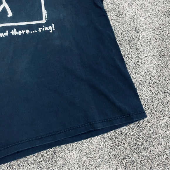Vintage don’t just stand there sing T-shirt Sz XL - Picture 9 of 13